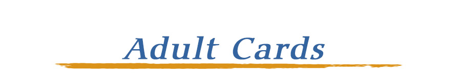 Adult cards banner