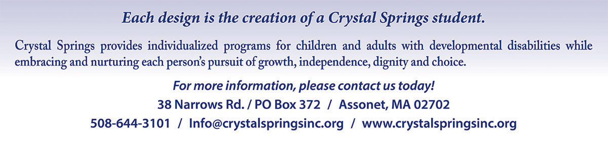 Each design is the creation of a Crystal Spring Student