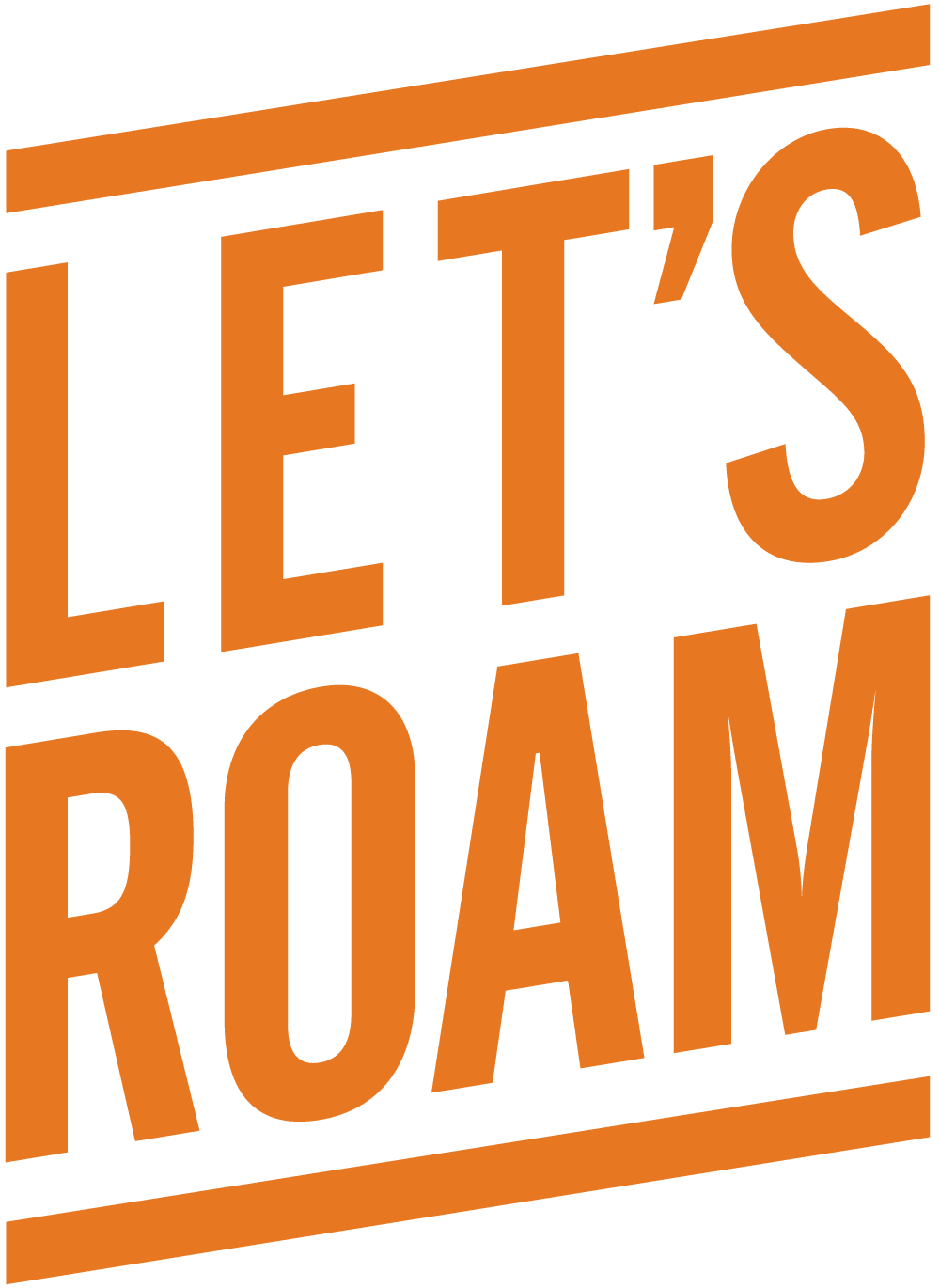 Let's roam Logo